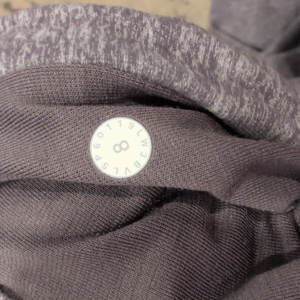 Lululemon Rulu Rally Wrap Heathered Graphite Purple - Picture 11 of 11